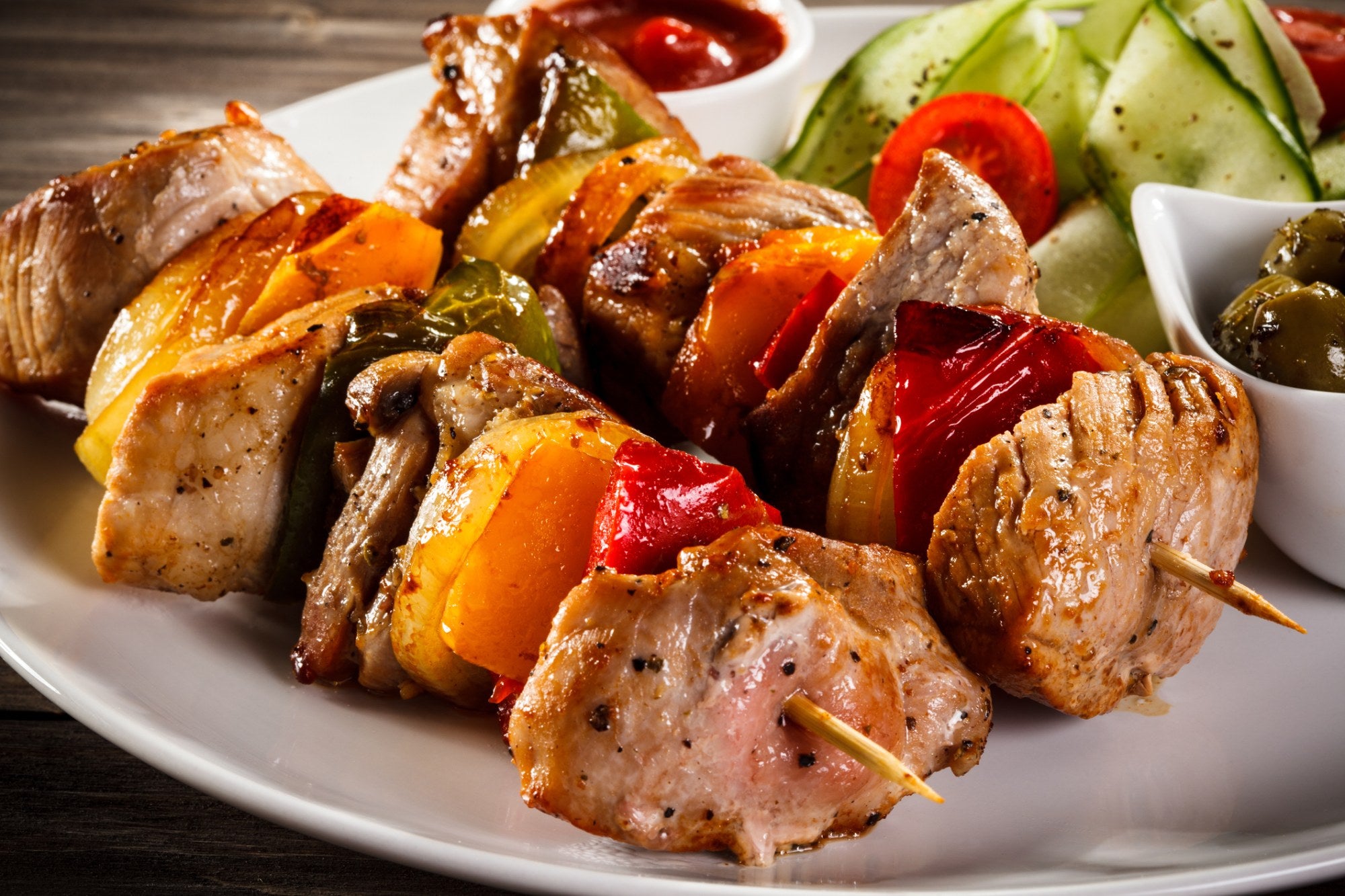 Garlic Herb Chicken Kebabs – Duke's Mayo