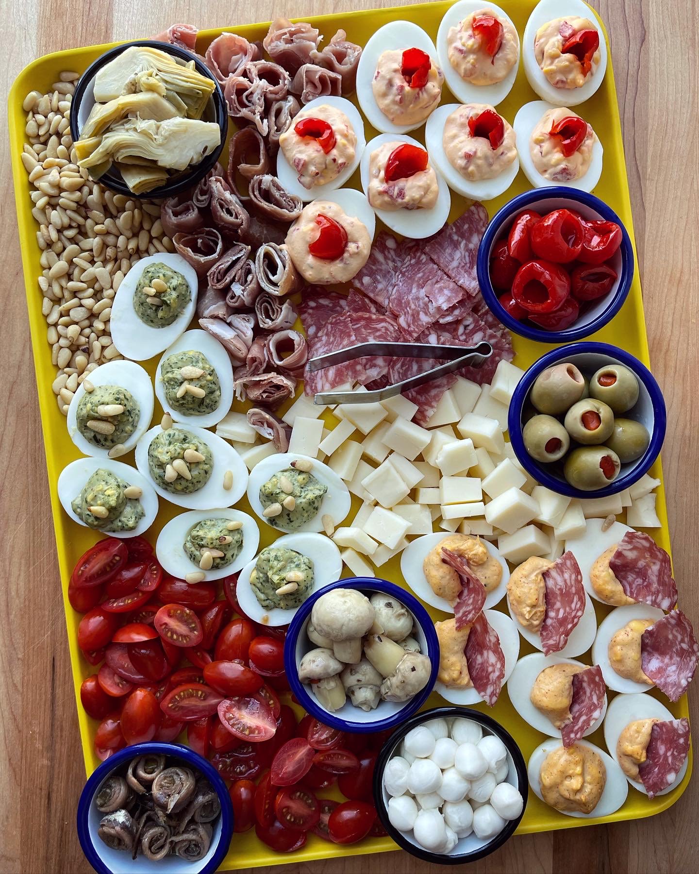 Antipasta Deviled Eggs &ndash; Duke's Mayo