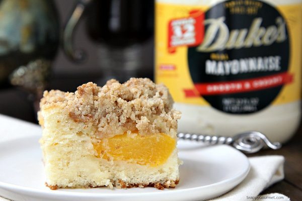 Peach Crumb Cake &ndash; Duke's Mayo