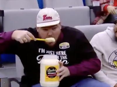 Mayo-eating Mayo Bowl fan charms CFB world