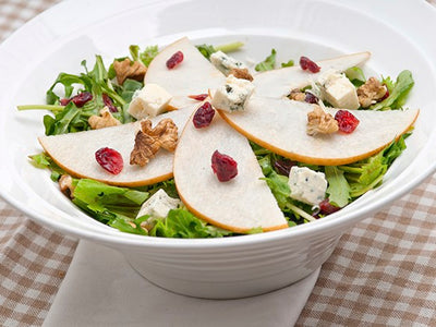 Leftover Thanksgiving Salad with Creamy Olive Oil Dressing