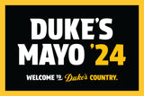 Welcome to Duke's Country Yard Sign