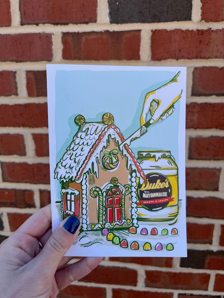 Duke's Holiday Card, Gingerbread House